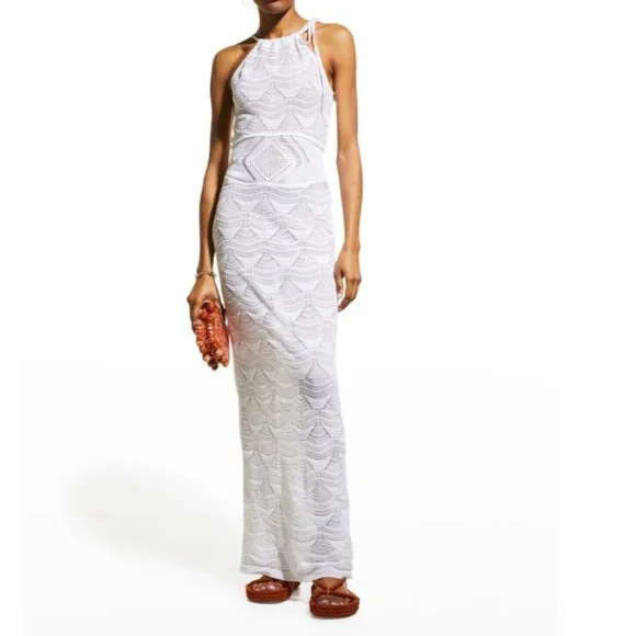 Just Cavalli | Dresses | Just Cavalli Jacquard Knit Lacestitch Sleeveless Maxi  Dress | Poshmark